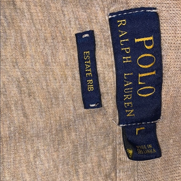 Polo Ralph Lauren 3/4 zip up sweater (estate rip) - Picture 5 of 6